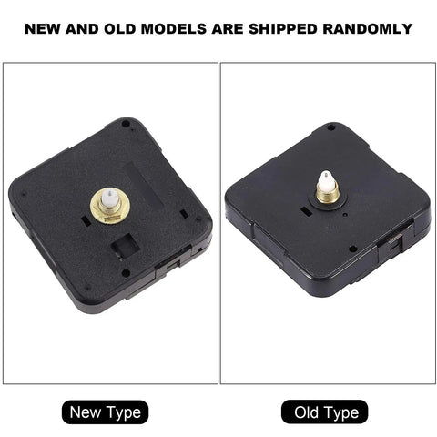 Clock Movement Parts Replacement Repair Tools Kit For DIY Clock Makers And Hobbyists, showing new and old clock models