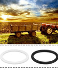 Heavy Duty Quick Release Hydraulic O Ring Seal Kit For BG3 Tractor Plugs, 20 Pack Rubber And PTFE Washers In Black And White