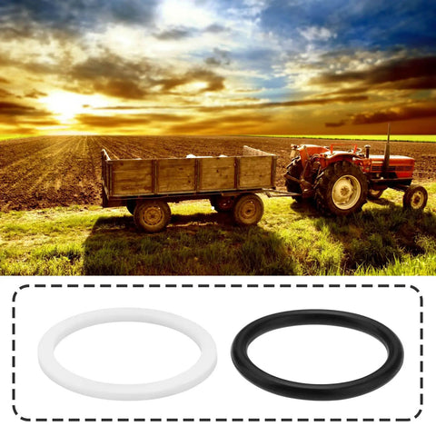 Heavy Duty Quick Release Hydraulic O Ring Seal Kit For BG3 Tractor Plugs, 20 Pack Rubber And PTFE Washers In Black And White
