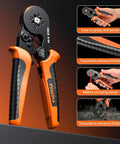 2100Pcs Ferrule Crimping Tool Kit With Storage Case, Must-Have Self-Adjusting Ratchet Pliers For AWG 23 To 7 0.25 To 10mm2