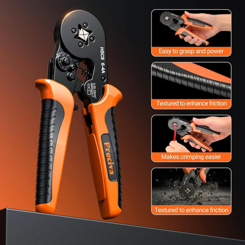 2100Pcs Ferrule Crimping Tool Kit With Storage Case, Must-Have Self-Adjusting Ratchet Pliers For AWG 23 To 7 0.25 To 10mm2