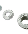 Front Hub Motor Shaft Kit For E-Bikes And E-Scooters, 12mm Axle Lock Nut With Lock Washer And Nut Cap close-up view
