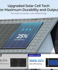 Two Pack 320 Watt N Type Solar Panel Kit With 18 Busbar Cells And Rock Solid 25 Percent Efficiency for durable roof install.