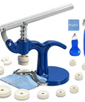 All in One Watch Repair Press Tool Set 16 Pieces Kit With Dies 18mm To 50mm Case Open Pry Blades Case Closer Battery Replacement
