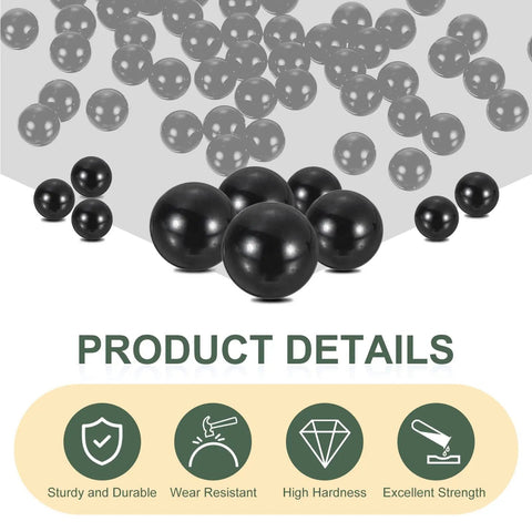 20 Pack 6Mm Silicon Nitride Ceramic Bearing Balls G10 Grade Precision Roller Parts With Detailed View and Features