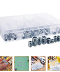 Threaded Inserts Kit For Wood Projects 100 Pieces Beefy Zinc Plated Iron Fasteners 15mm Length Easy To Install Portable