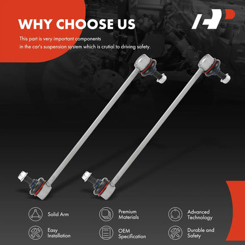 Front Sway Bar End Links Pair for Mazda 3 2014 2015 2016 2017 2018 Sport Stabilizer Bar Upgrade, easy install front left right