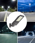 Crazy Bright 300W LED Parking Lot Light With Adjustable Arm Mount 39000 Lumens 5000K Shoebox Style lighting roadways