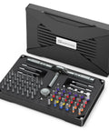 All In One Magnetic Screwdriver Set With 71 Pieces, Detachable Handle, Premium S2 Steel Bits in black case