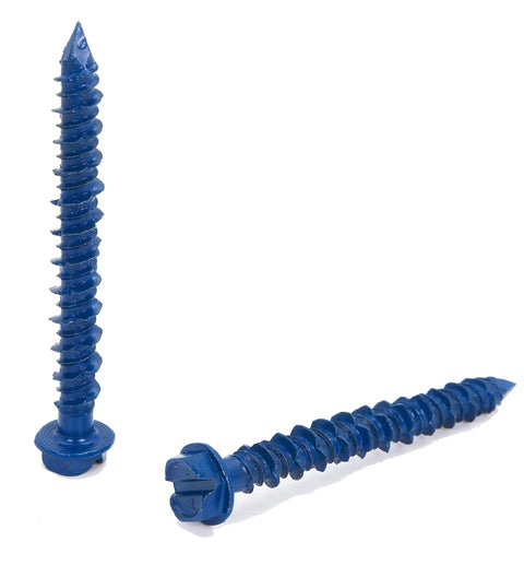Fast-Drives Self-Tapping 3/16 In By 1-3/4 In Hex Head Concrete Screw Anchor With Drill Bit Included shown in detail