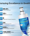 Fridge Friendly Refrigerator Water Filter Replacement For EveryDrop 5 EDR5RXD1 And Whirlpool 4392857 with quality features.