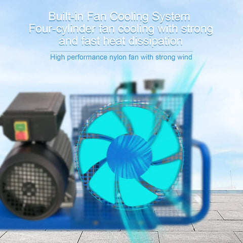 Tudiving 4500 Psi Pc Compressor Auto Stop 100L Min High Pressure Air Pump 110V 220V Portable Fill Station For Scuba Dive Paintball And Water Sports With Dual Voltage Motor And Safety Cutoff Features