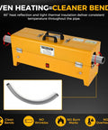 Heavy Duty Pvc Conduit Heater Box For Schedule 40 And 80 Pipe Bending Tool heats 2 inch pipe with efficient even heating.