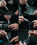 Upgraded Electric Screwdriver Kit With 144 Magnetic Bits used for electronics and PC repairs on various devices
