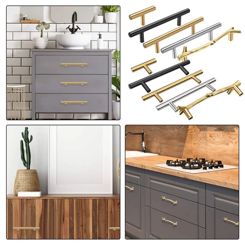 Hella Durable Heavy Duty Stainless Steel Serving Tray Handles Complete Kit With Mounting Screws Cabinet Drawer Hardware Set Top Tier Gear Perfect For Resin Craft Diy Upgrades displayed on furniture.