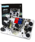 DIY DJ Mixer Kit For Beginners Teens Build Your Own DJ Board Learn Electronics Mix Tracks Add Effects Play Music Via SD Card Kid Friendly STEM Project That Feels Like Real DJing transparent acrylic mixer kit with knobs and sliders