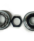 Crank Parts Set For Worksman 1265 Replacement Bottom Bracket Hangar Cranks Kit For Industrial Cycles And Trikes Plug And Play Upgrade Does Not Include Crank Arms Or Crank Assembly, featuring metal bearings and hex nut.