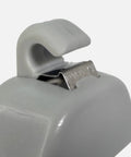 Close-up of Sun Visor Clip Bracket Replacement For Audi A6 A7 A8 S6 S7 S8 And VW Passat 2012 2015 in pearl grey with metal clip