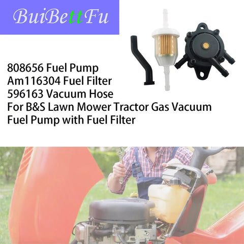 Fuel Pump With Filter For Lawn Mowers And Small Engines Easy No Hassle Install Replacement Part For Honda Yamaha Kohler