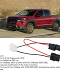 VCM Disable Kit With Plug And Play Harness For 3.5L V6 Engines, Four Resistor Options, Reversible Installation; Fits Honda Ridgeline 2007+