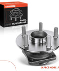 Rear Wheel Bearing And Hub Assembly For Toyota Corolla 2003 To 2008 Matrix Celica 2000 To 2005 And Pontiac Vibe Five Lug Front Wheel Drive Non ABS Replacement Quick Fit