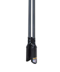Close-up of Post Hole Digger With 48 Inch Fiberglass Handle, Atlas Pattern Steel Point For Easy Holes, Built In Depth Ruler On The Handle