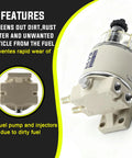 10 Micron Fuel Water Separator Kit For Outboard Motors Marine Filter System With 30 GPH Flow Removes Water And Particles