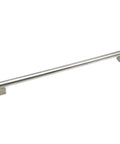 Front view of Tribeca Modern Cabinet Hardware Pull 12.66 Inch Center To Center 320mm Satin Nickel Solid Steel Construction Includes Mounting Screws