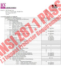 ANSI Z87.1 Pass document showing certification details for Anti Fog Tactical Shooting Glasses For Men Built Tough Military Grade