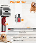Deshedding Grooming Attachment Kit For Dyson V15 V11 V10 V8 V7 Dogs And Cats Deshedding Brush Set With Vacuum Hose Attachment