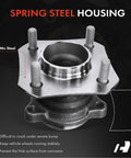 Rear Wheel Bearing And Hub Assembly For 4 Lug Nissan Sentra 2007 Through 2012 L4 2.0L With 4 Wheel ABS Direct Fit Durable Heavy Duty Wheel Hub