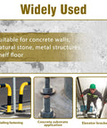 Quarter Inch By Two And A Quarter Inch Wedge Anchors Zinc Plated Heavy Duty Expansion Bolts For Concrete Masonry usage examples