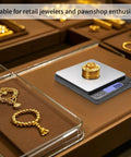 Digital Jewelry Scale 500 Gram By 0.01 Gram Precision For Jewelry, Gemstones And Coins With Backlit LCD Display, Tare Function