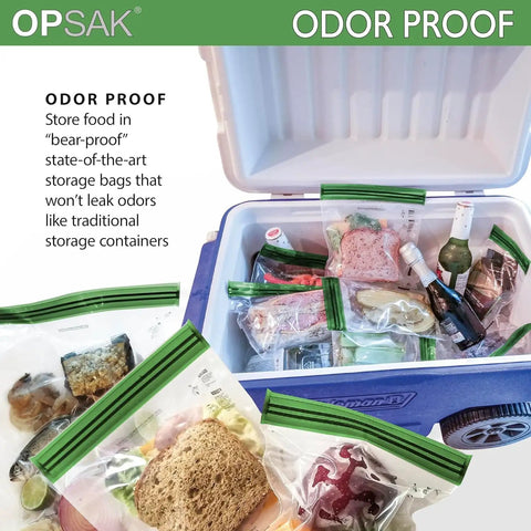 Odor Proof Dry Bags For Backpacking And Camping Reusable Resealable Storage Bags 28x20 Inches Leak Proof Odor Containment Waterproof