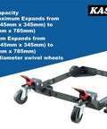 Universal Heavy Duty Mobile Base For Large Woodworking And Metalworking Machines with 3-inch swivel wheels.
