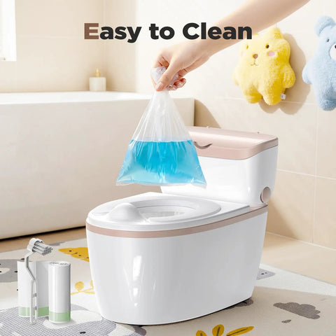 Smooth Operator 3 In 1 Toddler Potty Training Toilet With Detachable Seat And Handy Step Stool In Rich Brown Turns Potty Mastery Into A Breeze For Parents And Little Ones Alike