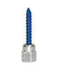 Hang Threaded Rod Anchor for Concrete and Steel with Zinc Finish, 1/2 inch rod compatibility, screw length 1.75 inches