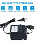 Professional AC Adapter And Heavy Duty Power Cord Compatible With Skil Drill 2124 And 2136, multi-protection features.