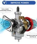 PZ27 Carburetor Kit Replacement For 125cc 150cc 200cc 250cc ATVs Go Karts Dirt Bikes And Four Stroke Machines, airflow diagram