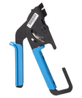 Controlled Tension Cable Tie Tool For LH H And EH Cross Section Ties With Blue And Black Handles Steel Construction