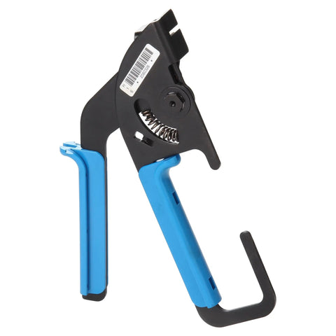 Controlled Tension Cable Tie Tool For LH H And EH Cross Section Ties With Blue And Black Handles Steel Construction