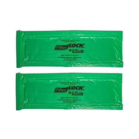 Green Magnetic Filter Slot Seal for 1 Inch Furnace Filters, Easy Fit Magnetic Cover up to 25 Inches, Stops Leaks and Drafts