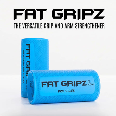 Grip Trainer And Arm Builder With Thick Two And A Quarter Inch Grips For Barbell Dumbbell Handles And Pull Up Bars
