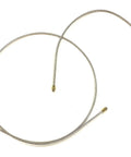 Stainless Steel Rear Axle Brake Lines For Silverado Sierra 1999 To 2004 1500 1500HD 2500 Pair Cut And Flared With Fittings