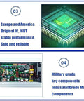 Heavy Duty Twenty Four Volt Thirty Amp Forklift Battery Charger internal components showing original IGBT and military-grade parts.