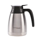 34 Ounce Vacuum Insulated Stainless Steel Carafe With Push Button Pour One Hand Pour On The Go Contoured Grip Handle Wide Mouth