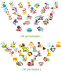 3D Cartoon Puzzle DIY Paper Craft Kit For Creative Building And STEM Projects That Sparks Learning Includes 176 Pieces Across Numbers Astronauts Athletes Vehicles Veggies And Letters For Fun Home Office Decor And Educational Activities, 25 pcs astronaut and number set