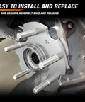 Beefy Rear Wheel Hub Bearing Assembly 512374 5 Lug 2 Pack Compatible With Toyota RAV4 2006 2018 And Lexus NX200t NX300h NX300 installation