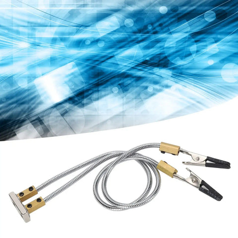 Pro Grade Adjustable Third Hand Welding Tool Clamp For Electronics Repair, flexible arms, clips, and metal base