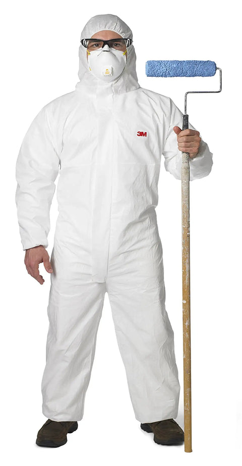 Pro Grade Paint Spray Protective Coveralls Built Tough With Breathable Back Ventilation Two Way Zipper And Sealable Storm Flaps For Heavy Duty Splatter Defense